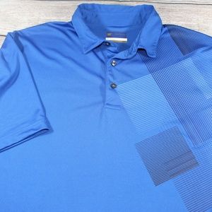 Jack Nicklaus Men's Golf Polo Shirt Blue EUC
